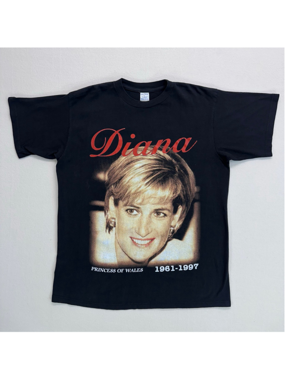 Vintage Princess Diana 1997 Memorial T Shirt Mens XL Bay Club Rap Tee Graphic
